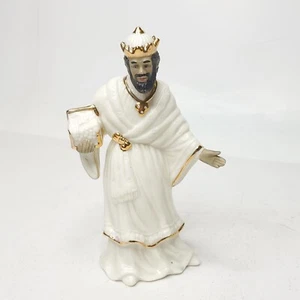 Belén Home For The Holidays 1999 reemplazo Standing Wiseman oro blanco #1 - Imagen 1 de 3