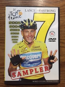 Le Tour De France Lance Armstrong 7 Victory Sampler DVD 1999-2005 World Cycling - Picture 1 of 2