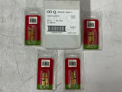 4 PARES conectores de cable de altavoz universales Legrand On-Q Banana Plugs 364827-V1 Foto 1 de 4