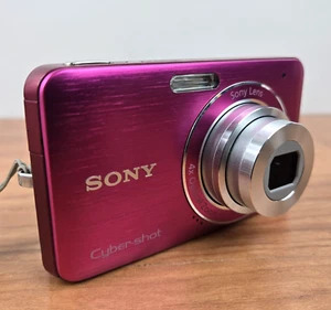 Sony Cybershot DSC-W310 12.1MP 4x Optical Zoom Digital Camera Works Pink - Picture 1 of 13