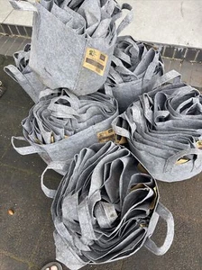 39L Fabric Pot Grey Aeration Container Bag Pouch Hydroponics (Pack of 5) - Bild 1 von 6