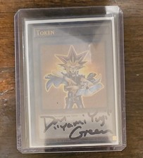 Yugioh! Yugi Token YGLD-ENTKN Signed Card limited edition signed by Dan Green!