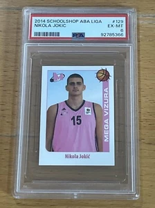 2014 Schoolshop Nikola Jokic Rookie RC #129 PSA 6 - Picture 1 of 2