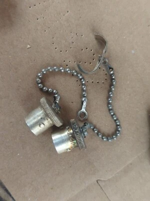 (2 PC)  MX1143/U  RF Connectors / Coaxial Connectors N End Male Cap Chain - Image 1 of 4