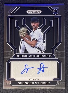 Spencer Strider Rookie Auto 2022 Prizm Rookie Autographs