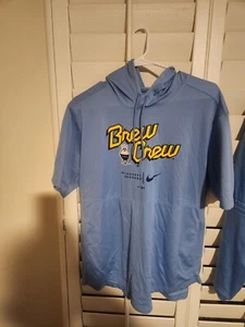 Brewers City Connect Pullovers (3) and Sweatshirt (1) - 4 Total - Picture 1 of 3