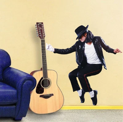 Michael Jackson Wall Decal mUral Famous Person Singer Wall Vinyl Dance Art, s14