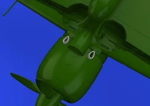 EDUARD 1/48 Aircraft- A6M3 Exhausts for EDU  Resin  EDU648801 - Picture 1 of 3