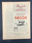 Magazine Ad - 1951 - NECCHI Sewing Machines