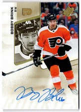 2022-23 Upper Deck SPx Rookie Autograph BOBBY BRINK 114 Philadelphia Flyers Auto
