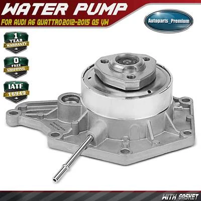 New Water Pump with Gasket for Audi A6 Quattro	2012-2015 Q5 2013-2017 Volkswagen - Image 1 of 4