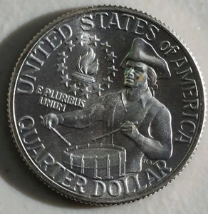 1976 S 40% Silver Bicentennial Washington Quarter BU Coin Drummer Boy 25 Cents - Picture 1 of 3