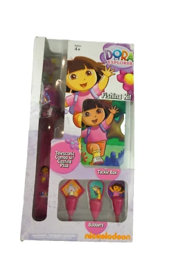 Zebco Dora la Exploradora Kit de Pesca Telescópico Combo Nuevo de Lote Antiguo Raro Foto 1 de 4