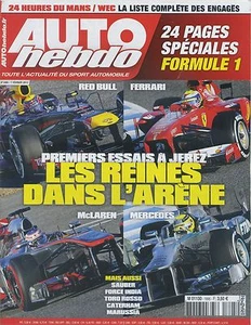AUTO HEBDO Nr. 1895 vom 7. Februar 2013 SPECIAL F1 ENGAGES 24h du MANS & WEC - Bild 1 von 1