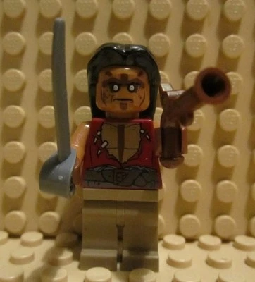 LEGO 4191 Piratas del Caribe Cabaña del Capitán Yeoman Zombie Pistola Minifigura Foto 1 de 2
