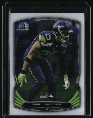 2014 Bowman Chrome #63 Earl Thomas - Image 1 of 2