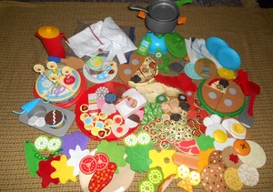 Melissa & Doug lotto cibo, set da cucina ~ pizza party, decorazione torte, campeggio, tavola calda - Foto 1 di 23