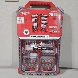 Milwaukee SHOCKWAVE 70-teiliges Schlagschrauber Packout-Set - Bild 1 von 4
