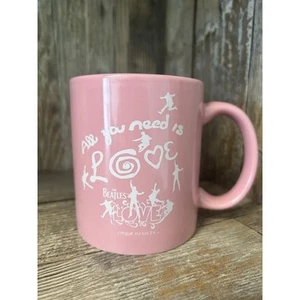 Cirque de Soleil Beatles Love Show Las Vegas Mirage Casino Pink Coffee Mug - Picture 1 of 4