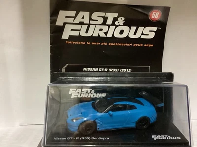 NISSAN GT-R (R35) BenSopra  2012     Fast&Furious  1/43 DeAgostini die-cast - Immagine 1 di 4