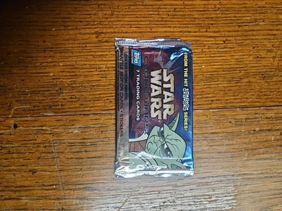 Paquete de cartas Topps Star Wars The Clone Wars Foto 1 de 2