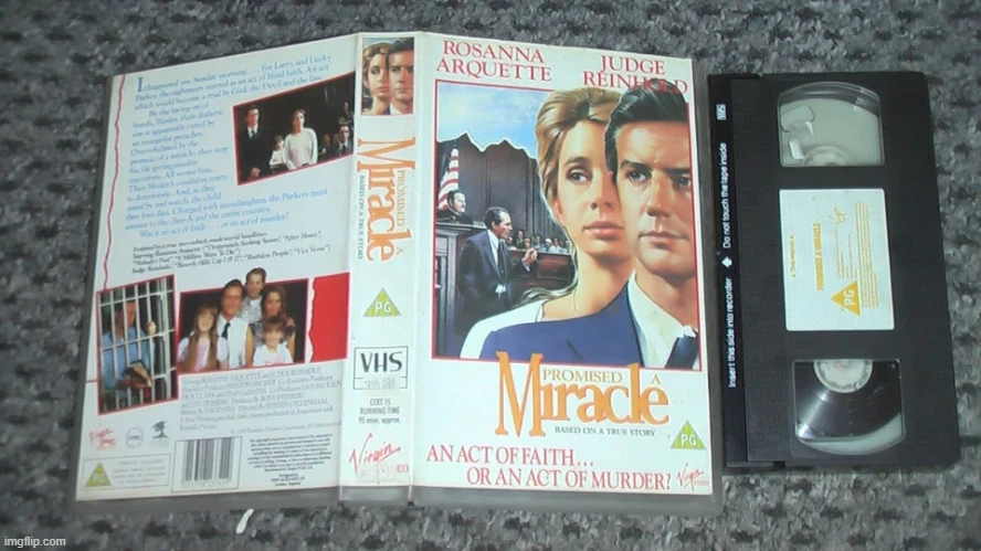 Promised A Miracle VHS Video Tape Big Box Ex Rental Cert Virgin - Image 1 of 1
