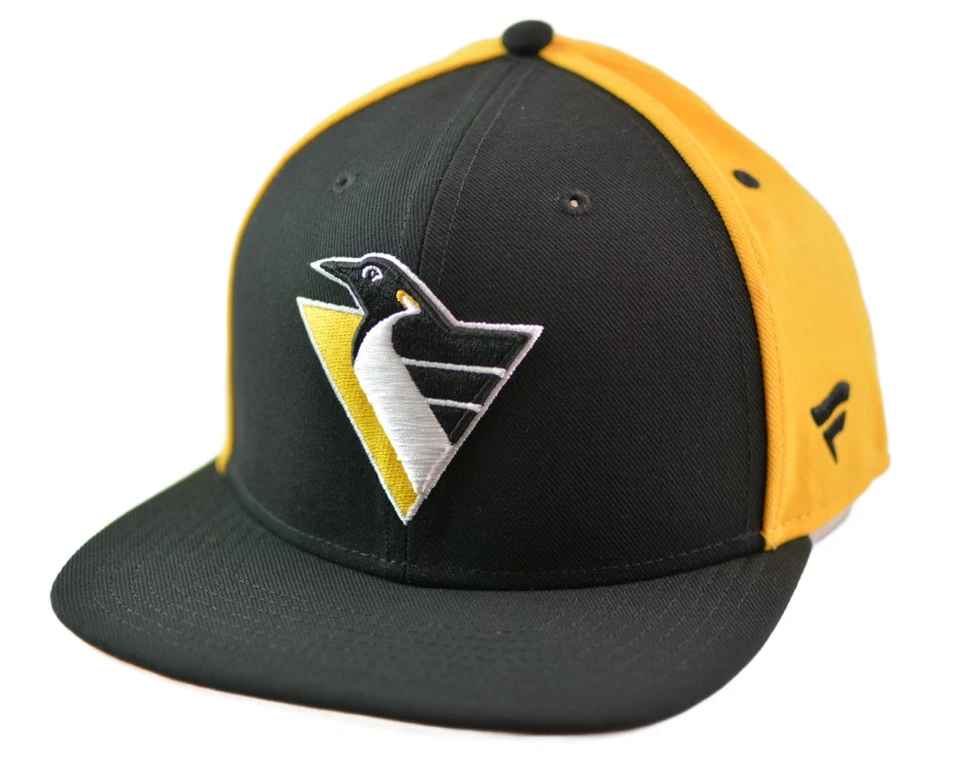 Chapéu Snapback Pittsburgh Penguins Fanatics Pro Rink 2 Tons - Imagem 1 de 4