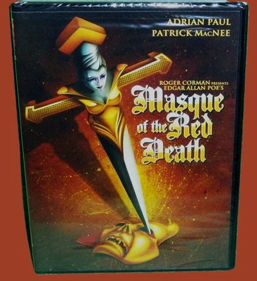 NEW RARE OOP SCORPION ADRIAN PAUL MASQUE OF THE RED DEATH CULT MOVIE DVD 1989 - Image 1 of 2