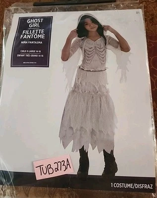Disfraz Fantasma Niña Esqueleto Niño XL Elegante Disfraz Halloween Niño Foto 1 de 4
