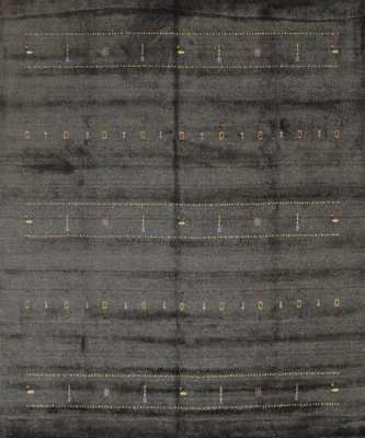 Dark Color Tribal Style Handmade Square Wool Area Rug 8x8 ft for Living Room - Image 1 of 4