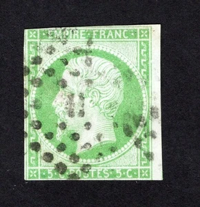 France 1860 stamp Mi# 11a used CV=120$ - Picture 1 of 2