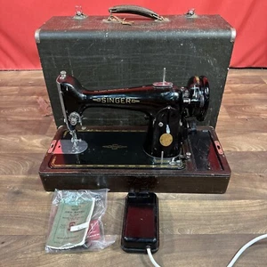 1950 Singer 201k Electric Sewing Machine & Case No Foot Pedal - Picture 1 of 24