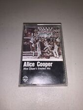 Alice Cooper "Greatest Hits" (Cassette 1974 Warner Bros.  CWX-2803)