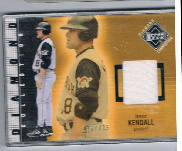 2002 Diamond Connection #242 Jason Kendall NM-MT NM-MT MEM Pirates Jersey DC  - Image 1 of 1
