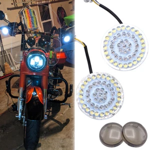 Motorcycle Front 1157 LED Turn Signal Light For Harley Davidson Softail Fatboy S - Bild 1 von 11