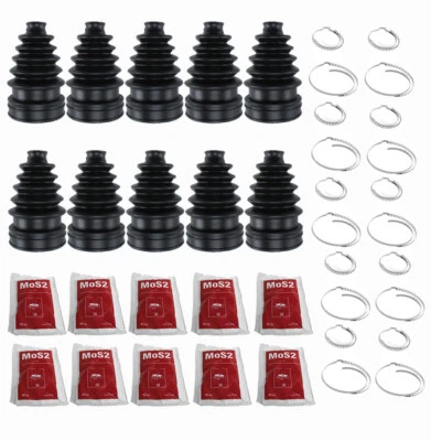 LOT 10 Soufflet de Cardan Universel pour toutes voitures avec graisse + Colliers - Photo 1/4