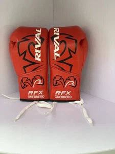 Rival Red Boxing RFX-Guerrero HDE-F Lace-Up Sparring Gloves 12-OZ - Picture 1 of 3