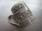 National Trust For Scotland Vintage Mug Cup THE SCOTSMAN Newspaper / VGC