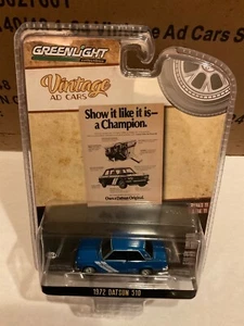 Greenlight Vintage Ad Cars 1972 Datsun 510 - Picture 1 of 1