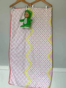 Mothercare Baby Blanket Set White Pink 110x130cm with Frog Toy - Picture 1 of 5