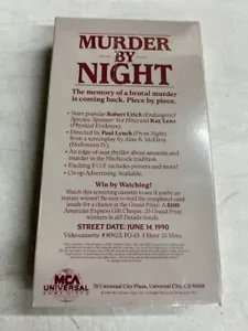 Murder by Night (VHS, 1990) BRAND NEW SCREENER - Picture 1 of 1