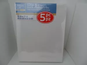 NEU Künstler Loft Leinwand 16" x 20" Super Value Canvas Pack-Packung mit 5 - Bild 1 von 6