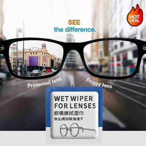 1pcs Wet Wipes Lens Cleaner Computer Glasses Optical Cleaning Lens Hot N5J6 I5S7
