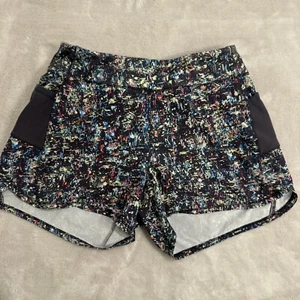 Athleta Girl Record Breaker 3” Shorts Size L/12 Lined Pull On Tokyo Nights - Picture 1 of 4