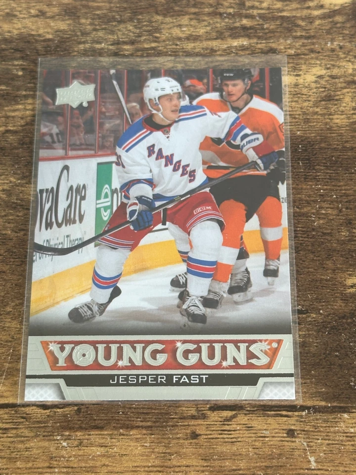 2013-14 Upper Deck Series 1 Young Guns #206 Jesper Fast RC - Image 1 of 1