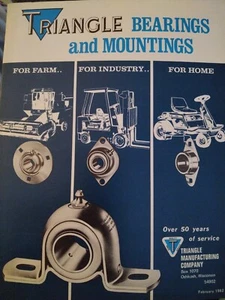 Triangle Bearings And Mountings Catalog - Bild 1 von 4