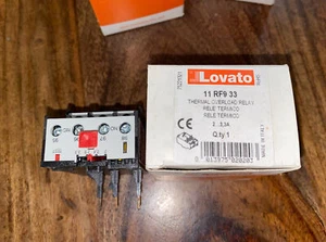 New LOVATO 11RF9 33 Thermal OVERLOAD RELAY 2…3,3A 11rf933, BFF - Picture 1 of 5