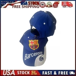 New Football/Soccer Fans Hats Casquette Flag Print BARCELONA FCB Football Cap - Picture 1 of 11