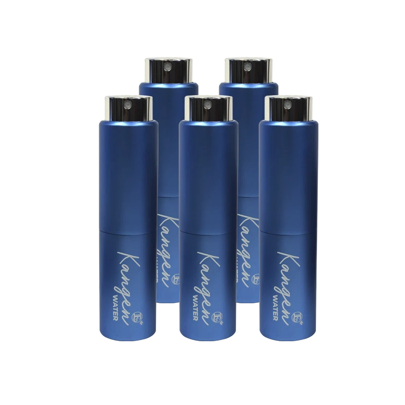 Enagic Kangen Leveluk Handy Spray Modern Design 20 mL Blue 5 Bottles Water NEW - Image 1 of 1