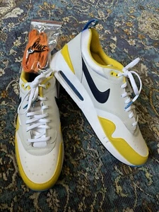 Nike Mens Sz 14 Air Max 1 '86 OG G NRG White/Tour Yellow/Obsidian FN8075 101 - Picture 1 of 14